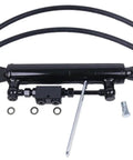 Heavy Duty Hydraulic Top Link Cat One To One With Locking Block For Tractors And Excavators Includes Two Hoses And Valve