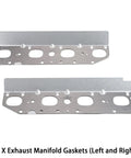 5.7L Hemi Exhaust Manifold Gasket Set With Bolt Studs And Nuts Plug And Play Bolt-On Direct Fit Left And Right