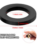 Rubber Washers For Hose And Shower Head Half Inch Seal Kit 24 Pack 19Mm OD 11Mm ID 2Mm Thick Leak Proof Seals detail