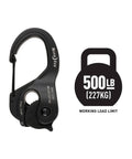 CamJam XT Aluminum Rope Tightener Large With Carabiner Clip For Quick Tie Downs and 500 lb load limit icon