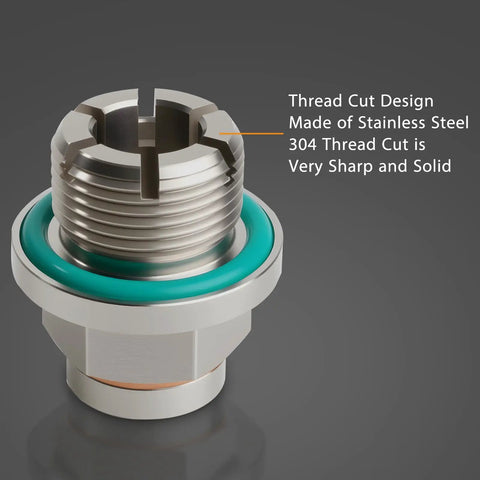 Ultimate Oversized Magnetic Oil Drain Plug Fix For Stripped Threads Heavy Duty Stainless Steel Self Tapping Kit Repairs Bad Oil Pans Like A Champ And Keeps Your Car Running Smooth Without Leaks Or Messy Breakdowns. M18 stainless steel thread-cut drain plug with sealing ring