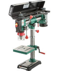 Heavy Duty 34-Inch Benchtop Radial Drill Press With 5 Speed Variable Swing, Pivoting Head For Precision Angle Drilling, One-Half HP