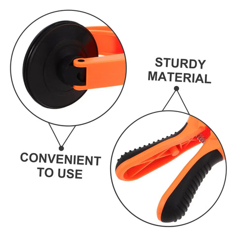 Close-up of phone screen opening tool with durable suction cup and LCD separation pliers, convenient for DIY repairs.
