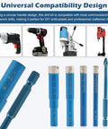 9 Piece Diamond Drill Bit Set For Ceramic Tile Glass Porcelain Marble Granite Stone With Accurate Start And Dry Use