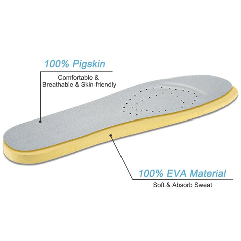 Replacement Insoles For Hey Dude Wally Shoes, Ultra Lightweight EVA Cushioned Inserts For Men, Breathable Foot Support