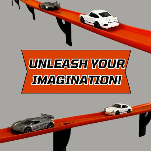 Hot Wheels Wall Track Connectors For Toy Racetracks Create Elevated Ramp Racing On Walls Compatible With Hot Wheels Tracks 10 Pack