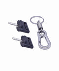 2 Pack Heavy Duty Forklift Ignition Switch Key Replaces 107151-001 And 089216-001 Compatible With Crown Wp3000 Pe3000 Pe4000 Gpw40 steel ignition keys with carabiner.