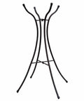 Hourglass Metal Bird Bath Stand For Outdoors No Fuss Setup Weatherproof 31 Inch Tall Fits Up To 18 Inch Diameter Bowls Easy Assembly Four Stable Steel Legs For Garden Patio Yard Year Round Use