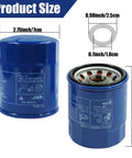 3pc Oil Filter Drain Plug Gasket Kit For Honda Acura Cars Includes Accord CR-V Civic Fit Pilot Replaces 15400-PLM-A02