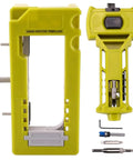 2 In 1 Door Hinge And Lock Installation Kit With Adjustable Hinge Jig For Precision Chiseling And Easy Setup Great For DIY And Pros CNQLIS Router Not Included shown with tools