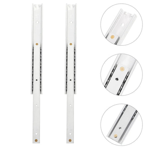 16mm Wide Two Way Drawer Slides For Furniture And Cabinets Aluminum Alloy Micro Extension Rails 140mm Heavy Duty Cupboard Slides