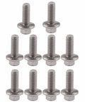 M6 Flange Bolts 304 Stainless Steel Hex Screws 5 Lengths For Furniture And Industrial Builds Heavy Duty Fasteners No Washer Needed DIY Pro Gear 16 To 35 Mm pack of ten screws