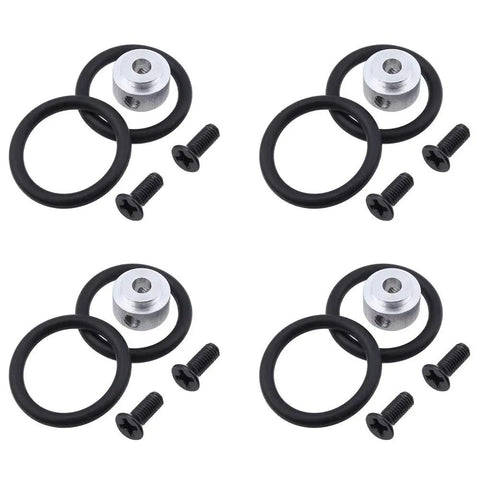 4 Pack RC Airplane Prop Saver 3.17mm Shaft Kit With Screws And Rubber O Rings For Electric Brushless Motors