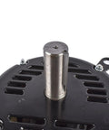 Heavy Duty 5 Hp Electric Compressor Motor Single Phase 208 To 230 Volt 1725 Rpm Reversible Drive Unit With Odtf Enclosure close-up of metal shaft.