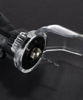 Close-up of electric grinder with transparent dust guard attached, Two Pack Electric Grinder Protective Dust Guard Shield For Engraving Tools Safety Face Shield For Workshop Use With Anti Splash And Anti Shock Protection
