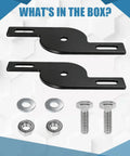 Universal Dual Pod Light Mounting Brackets for Off Road Vehicles with hardware kit