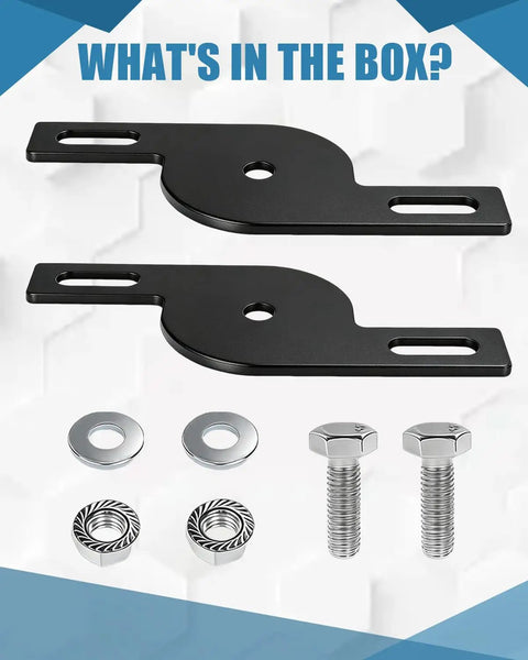 Universal Dual Pod Light Mounting Brackets for Off Road Vehicles with hardware kit