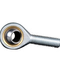 Premium Metric Rod End Joint Bearing With Male Left And Female Right Hand Threads For Hydraulic Cylinders and Automation Setup, showcasing solid forged housing.