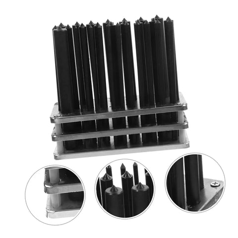 28-Piece Cylindrical Punch Set for Positioning Drilling and Mechanical Repairs, Handy Hand Tool Kit With Punch Base and Close-up Tips