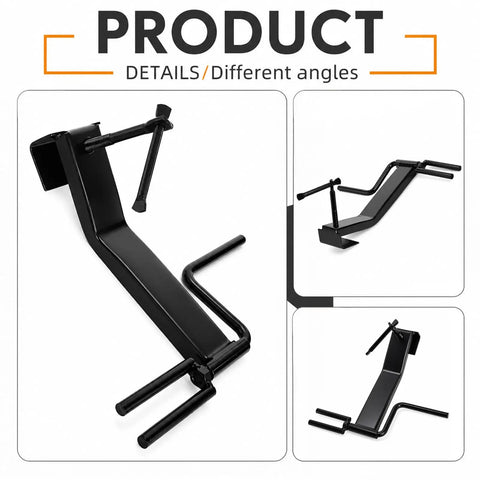 Heavy Duty Cargo Tie Down Strap Winder for Roll Up Flatbed Winch Straps Up To 4 Inches, Black Powder Coated Steel Hand Winder Tool in three angles