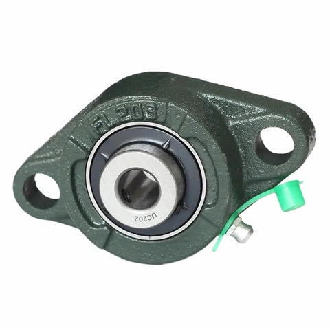 UCFL201 UCFL202 UCFL203 Heavy Duty Flange Ball Bearing Unit With Cast Iron Housing For Agricultural Machinery Professional Industrial Equipment Self Aligning Design For Smooth Operation Rock Solid Steel Parts Built Tough Long Run Rugged Conditions. UC202 green cast iron flange bearing unit