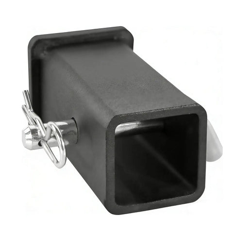 Trailer Hitch Reducer Sleeve From Two And A Half Inch To Two Inch With Five Eighth Inch Pin And Clip Carbon Steel Built Tough