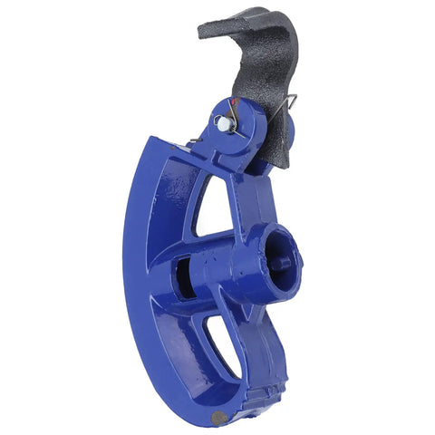 Solid Manual Pipe Bender For 3/4 Inch Conduit Galvanized Steel Hand Tube Tool showing side view with ergonomic design.