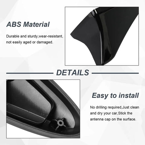 Details of Shark Fin Antenna Cover Cap For Kia Optima Sonata Elantra And Genesis G80 roof replacement in ABS material