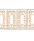 Four Piece Set Of Top Notch Wood Appliques Featuring Slick Floral Carvings For Gotta Love Diy Furniture Updates And Badass Room Refreshes With A Classic Design That Totally Slaps On Cabinets Plus Dressers, detailed wooden floral carvings.