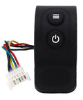 Finger Throttle For Electric Scooters Ultra Sensitive Accelerator Control, black replacement part with convex stripes and wires