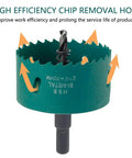 Two And Three Quarters Inch Bi Metal Hole Saw With Arbor And Bits For Fast Smooth Cuts In Wood Plastic Drywall Fiberboard