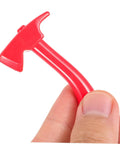 Eight Piece Realistic Fire Extinguisher Dollhouse Accessories For Creative Play And Educational Firefighting Scenes Lightweight Mini Firefighter Decor Great Gift For Kids And Hobbyists red plastic mini axe