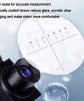 Digital Reading Microscope With 20X And 40X Magnification For Metalworking, Built In Reticle Scale 0.01mm And 0.005mm, lens view