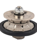 20mm Full Bullnose Diamond Router Bit For Granite Countertops With 5/8-11 Thread Vacuum Brazed Edge Wet Or Dry Use Nylon Guide