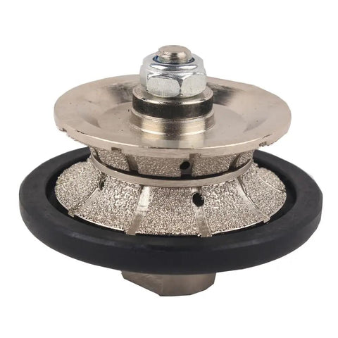 20mm Full Bullnose Diamond Router Bit For Granite Countertops With 5/8-11 Thread Vacuum Brazed Edge Wet Or Dry Use Nylon Guide