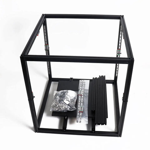 Level Up Your Creations With This Solid Voron V350 3D Printer Frame Kit featuring heavy duty Hiwin MGN9H linear rails and assembly parts.