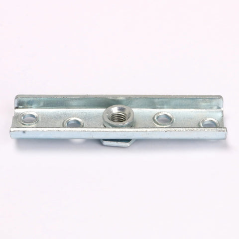 Close-up of metal part for 24mm Wheel Dia Steel Rail Hanging Trolley Wheel Sliding Track Roller With 90kg Load Bearing And Nuts H4 3