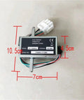 High Performance Handle Accelerator Speed Regulator Travel Switch For Excavators And Forklifts Heavy Duty Engine Control Part, 10.5x7cm, durable plastic.