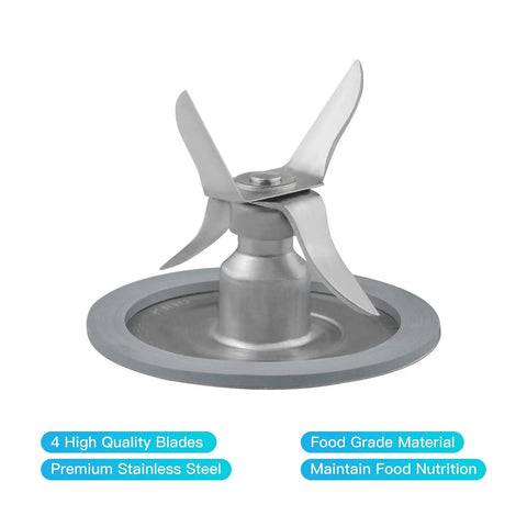 Heavy Duty Blender Ice Blade Replacement For Osterizer And Oster Blenders, Includes 1 Gasket, Premium Stainless Steel