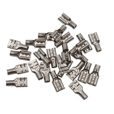 Supplying Demand T1112 25-pack high-temperature female quick-disconnects, 1/4-inch tab for 12-10 AWG