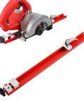 Edge Guided Circular Saw Guide Rail For 12 Inch Saw Base Aluminum Alloy Milling And Cutting Guide with red rail and dual lock