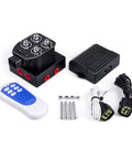 Universal Air Ride Suspension Solenoid Valve 1/4 NPT 12V with control box and remote for cars and motorcycles, bag controller