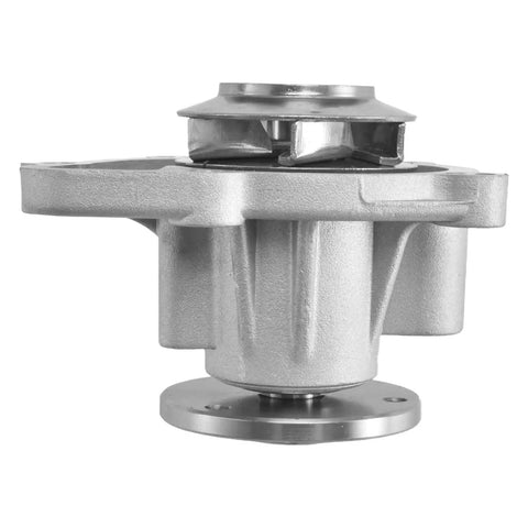 Heavy Duty Engine Water Pump for Jeep Compass and Patriot, aluminum construction, side view, compatible with factory parts.