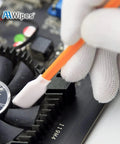 AAwipes camera lens cleaning swab stick with orange handle and white microfiber tip
