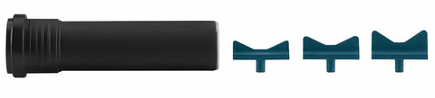 Dust Gobbler Collection Attachment For SDS Max And Spline Hammer Chisels with ski boot clamp components shown