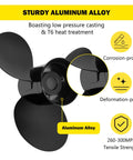 Heavy Duty 14.25 Inch Aluminum Boat Propeller With 21 Pitch, 3 Blade, 15 Tooth, Right Hand Rotation For Mercury And Mercruiser Outboards