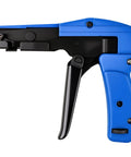 Heavy Duty Die Cast Steel Cable Tie Gun With Flush Cut Fastening Tool Ergonomic One Hand Use Adjustable Tension Settings