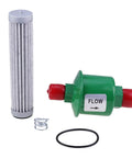 Transmission Oil Filter Kit AM120916 AM103181 M806848 with filter, spring, and O-ring for tractors and mowers.