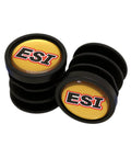 Extra Chunky Silicone MTB Grips For Maximum Comfort And Control On Mountain Bikes And E-Bikes, ESI branded end caps, 5 1/8" length