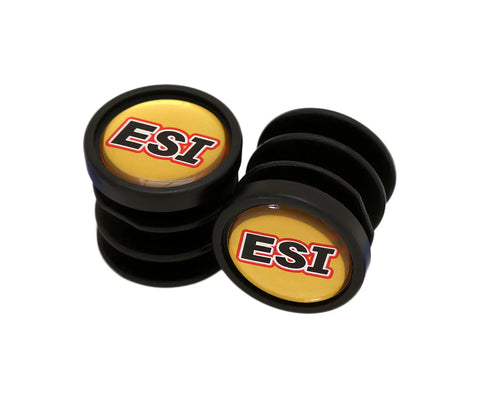 Extra Chunky Silicone MTB Grips For Maximum Comfort And Control On Mountain Bikes And E-Bikes, ESI branded end caps, 5 1/8" length